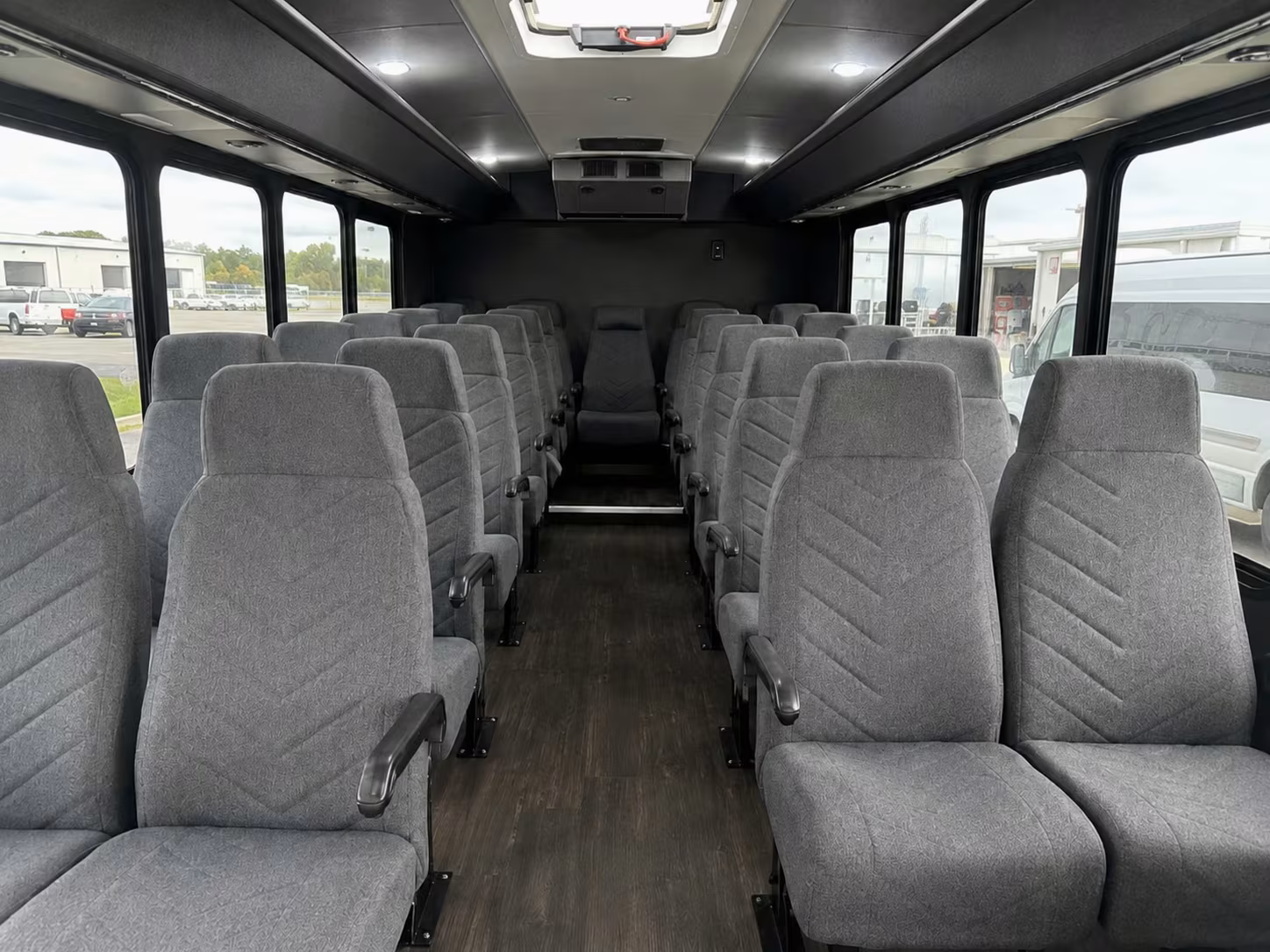 18 passenger minibus interior