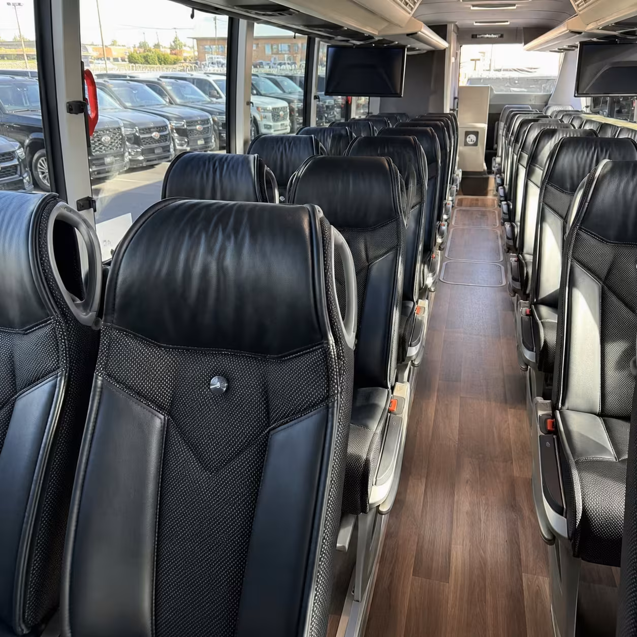 ceremony to reception charter bus rentals in stockton