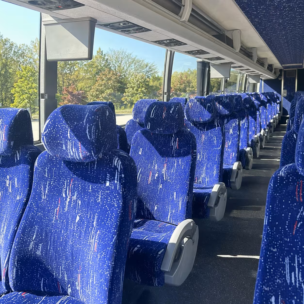 corporate event charter bus rentals in stockton