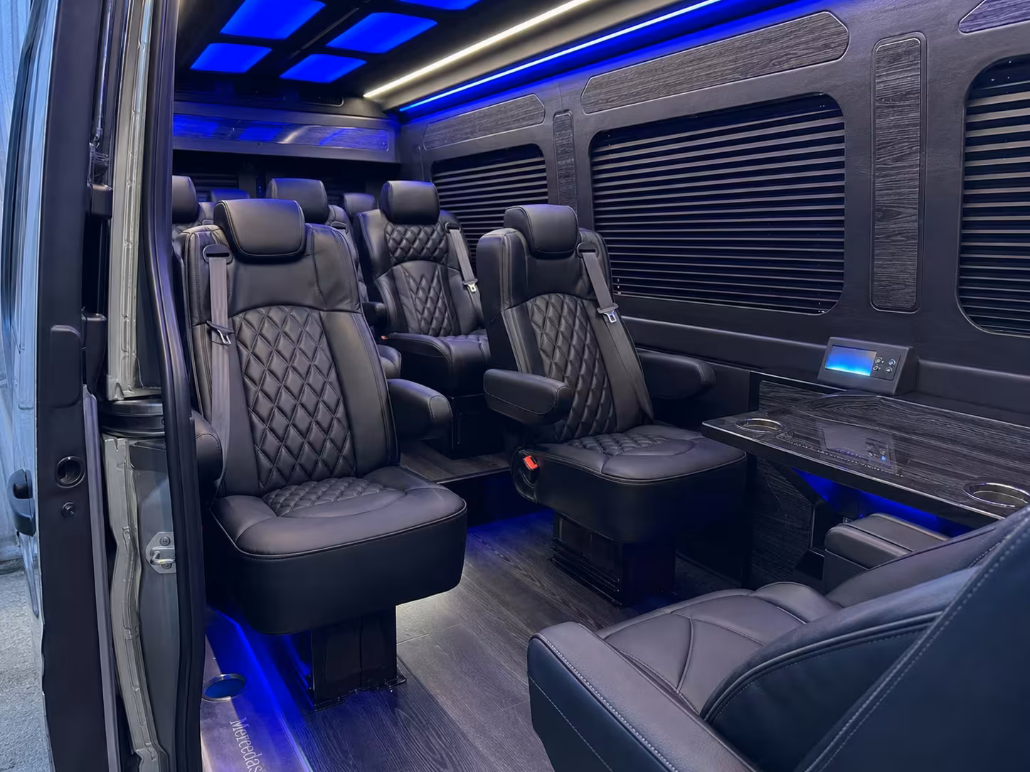 sprinter van transportation for groups and events across stockton