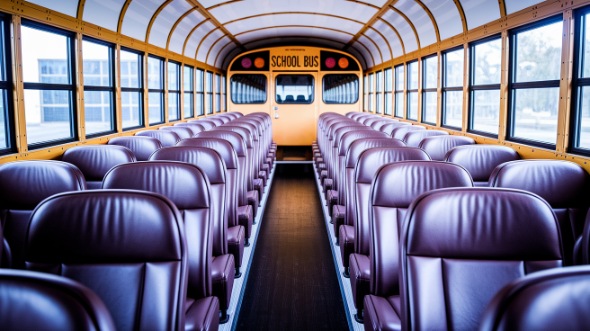 stockton school bus rental inside